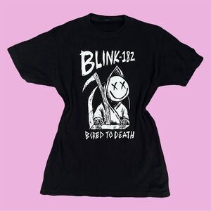 blink-182 bored to death tour 2016 punk emo rock graphic unisex tee size M